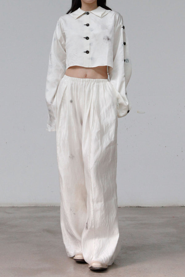 MUTEDANCE Grey Silk Pants MD22SS06 PM39